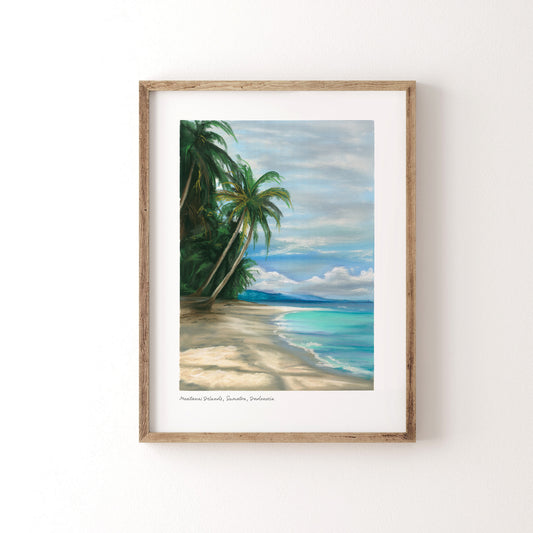 Soft Pastel Landscape - Mentawai Islands, Sumatra, Indonesia