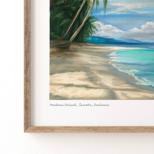 Soft Pastel Landscape - Mentawai Islands, Sumatra, Indonesia