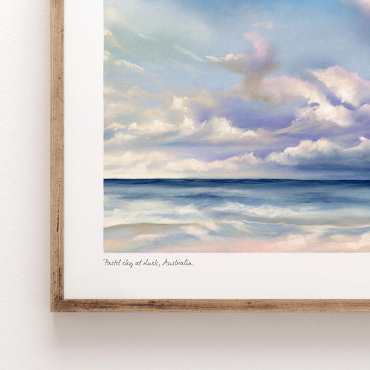 Soft Pastel Landscape - Great Ocean Road at Dusk