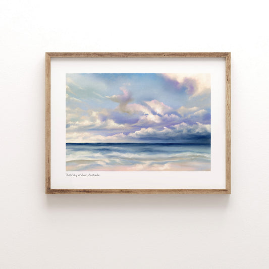 Soft Pastel Landscape - Great Ocean Road at Dusk