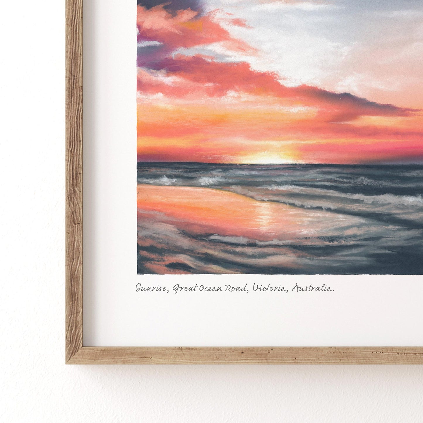Soft Pastel Landscape - Sunrise on the Great Ocean Road
