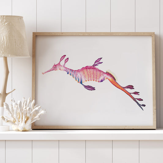 weedy seadragon artwork