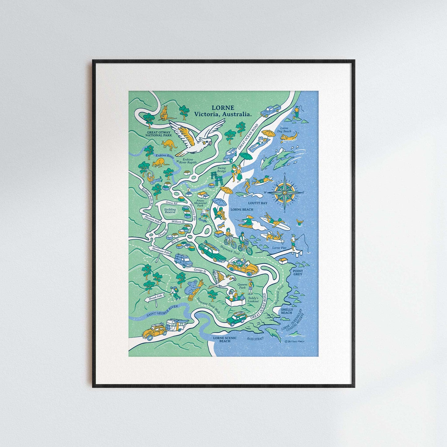 Lorne | Illustrated Map