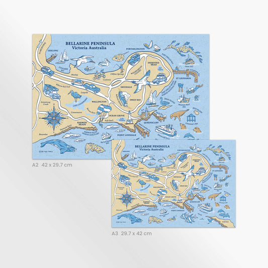 Bellarine Peninsula | Illustrated Map