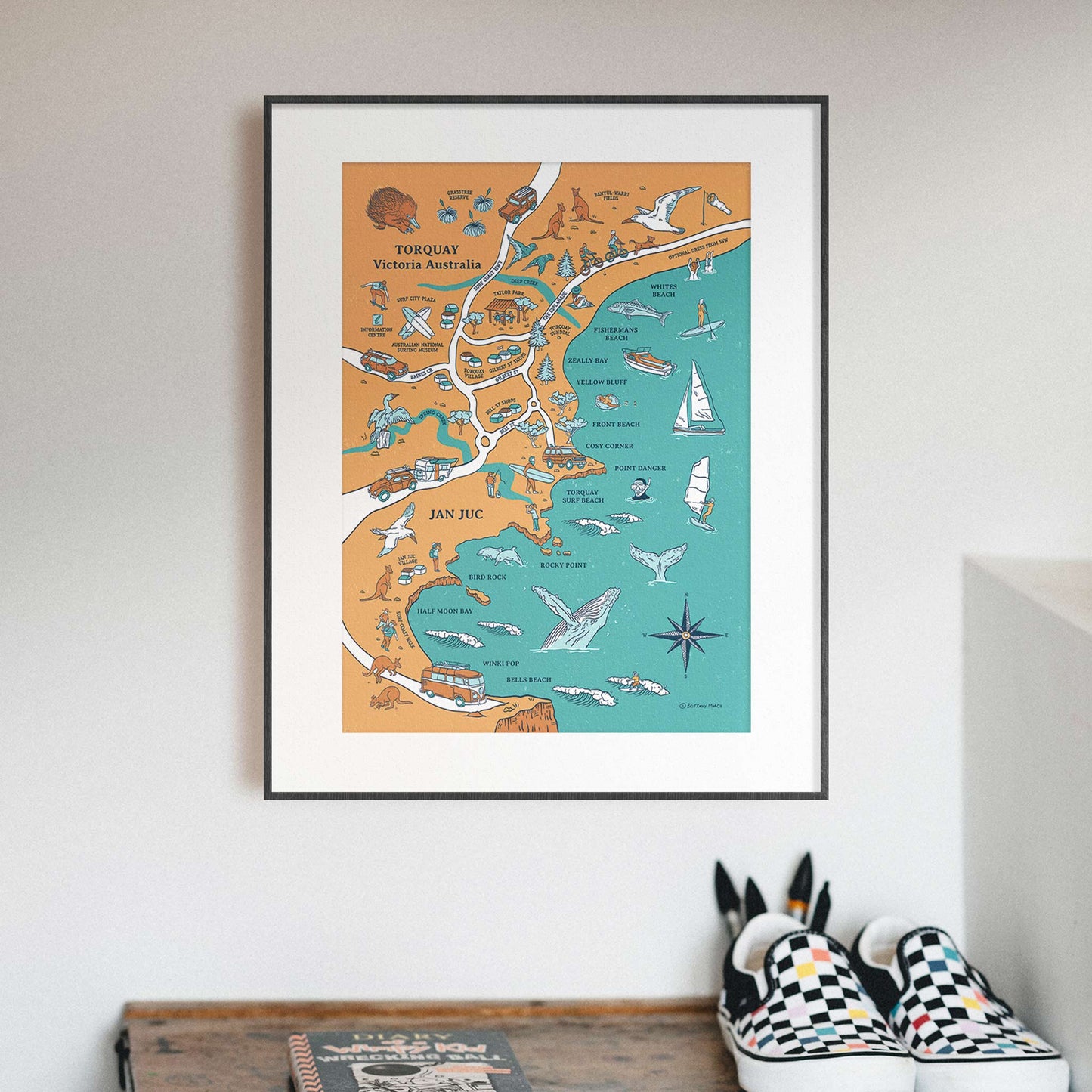 Torquay & Jan Juc | Illustrated Map