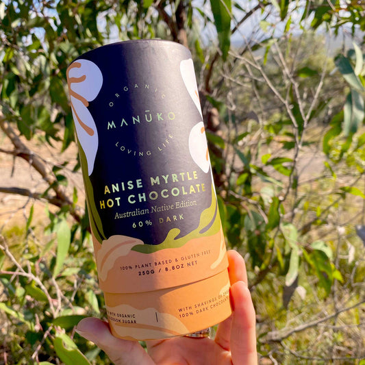 Manuko’s Native Botanical Hot Chocolate Packaging Design