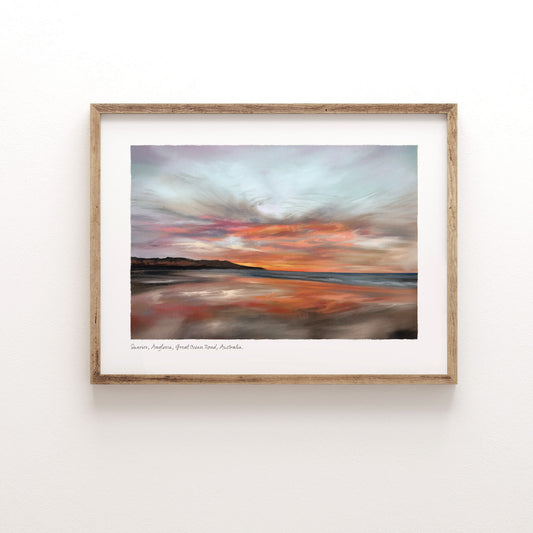 Soft Pastel Landscape - Sunrise Anglesea