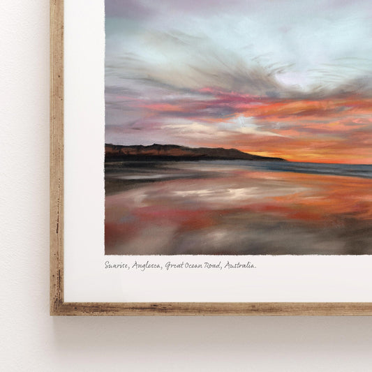 Soft Pastel Landscape - Sunrise Anglesea