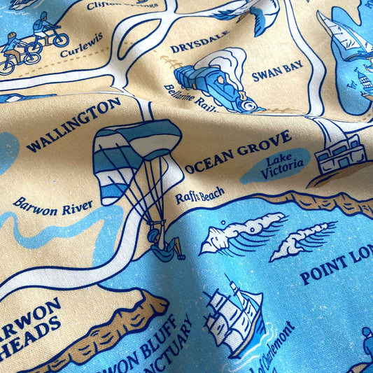 Bellarine Peninsula Tea Towel