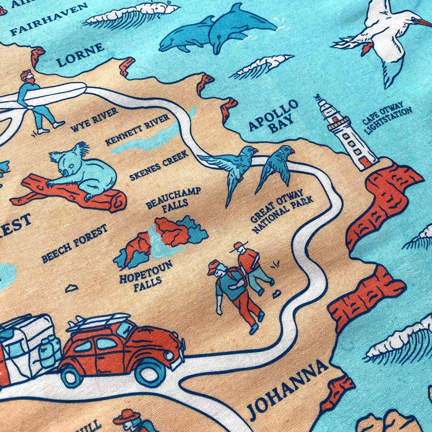 Great Ocean Road Tea Towel
